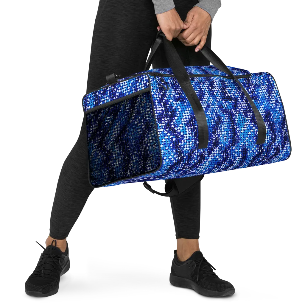 Azure Static on Duffle Bag — Right Front