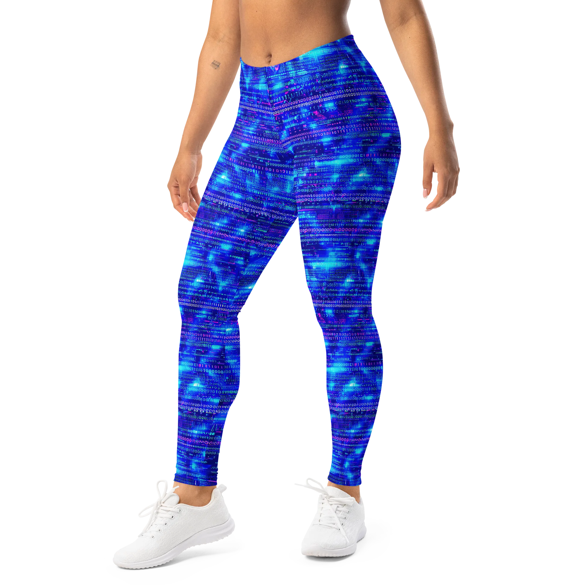 Neon Cipher on Leggings — Print file