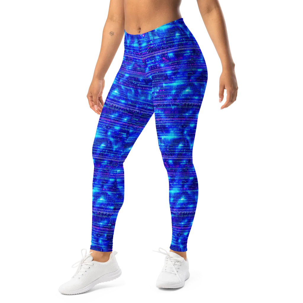 Neon Cipher on Leggings — Print file