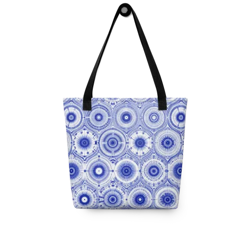 Indigo Circuit on a Tote Bag