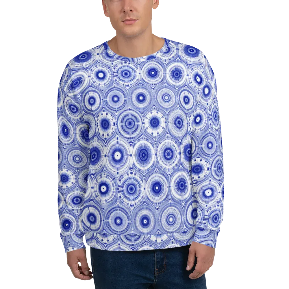 Indigo Circuit on Sweatshirt — Front