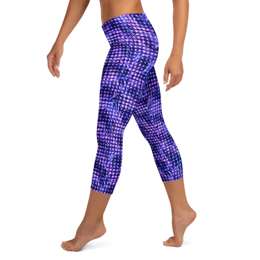 Ultraviolet Circuit on a Capri Leggings