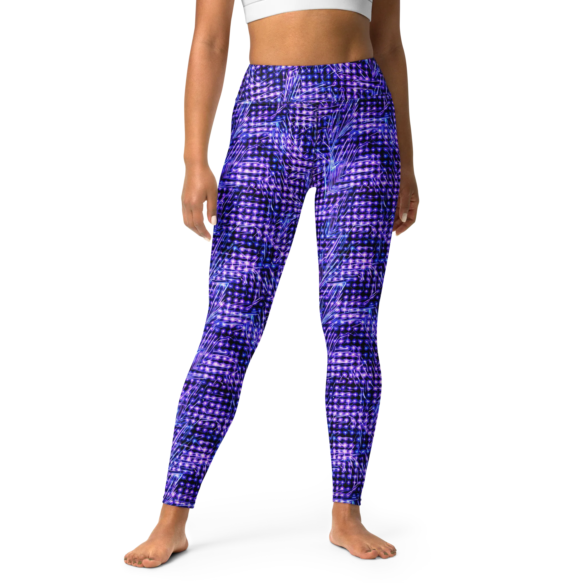 Ultraviolet Circuit on Yoga Leggings — Print file