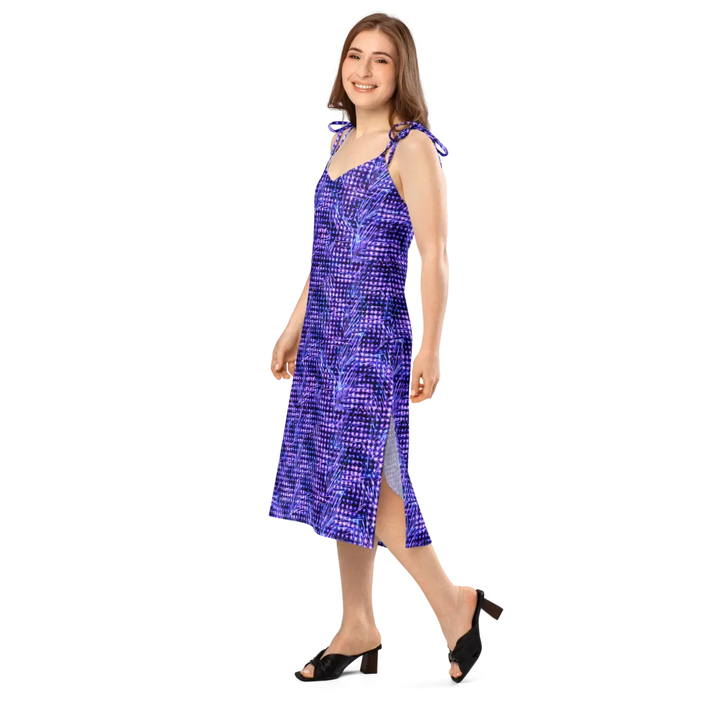 Ultraviolet Circuit on Slip Dress — Left Front