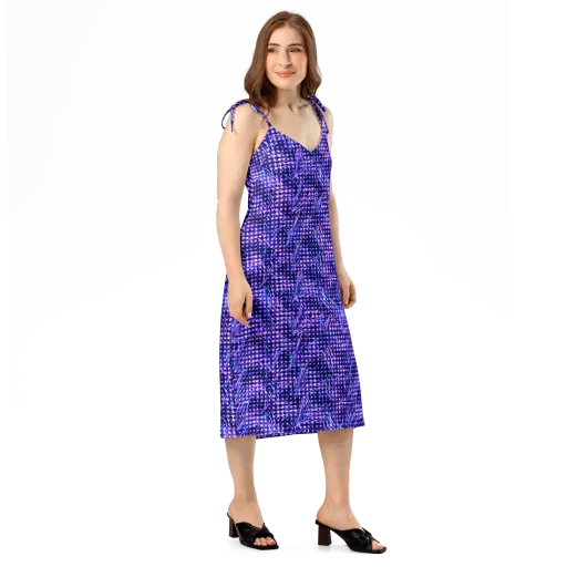 Ultraviolet Circuit on a Slip Dress