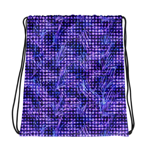 Ultraviolet Circuit on a Drawstring Bag