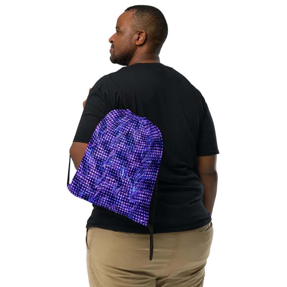 Ultraviolet Circuit on Drawstring Bag — Print file