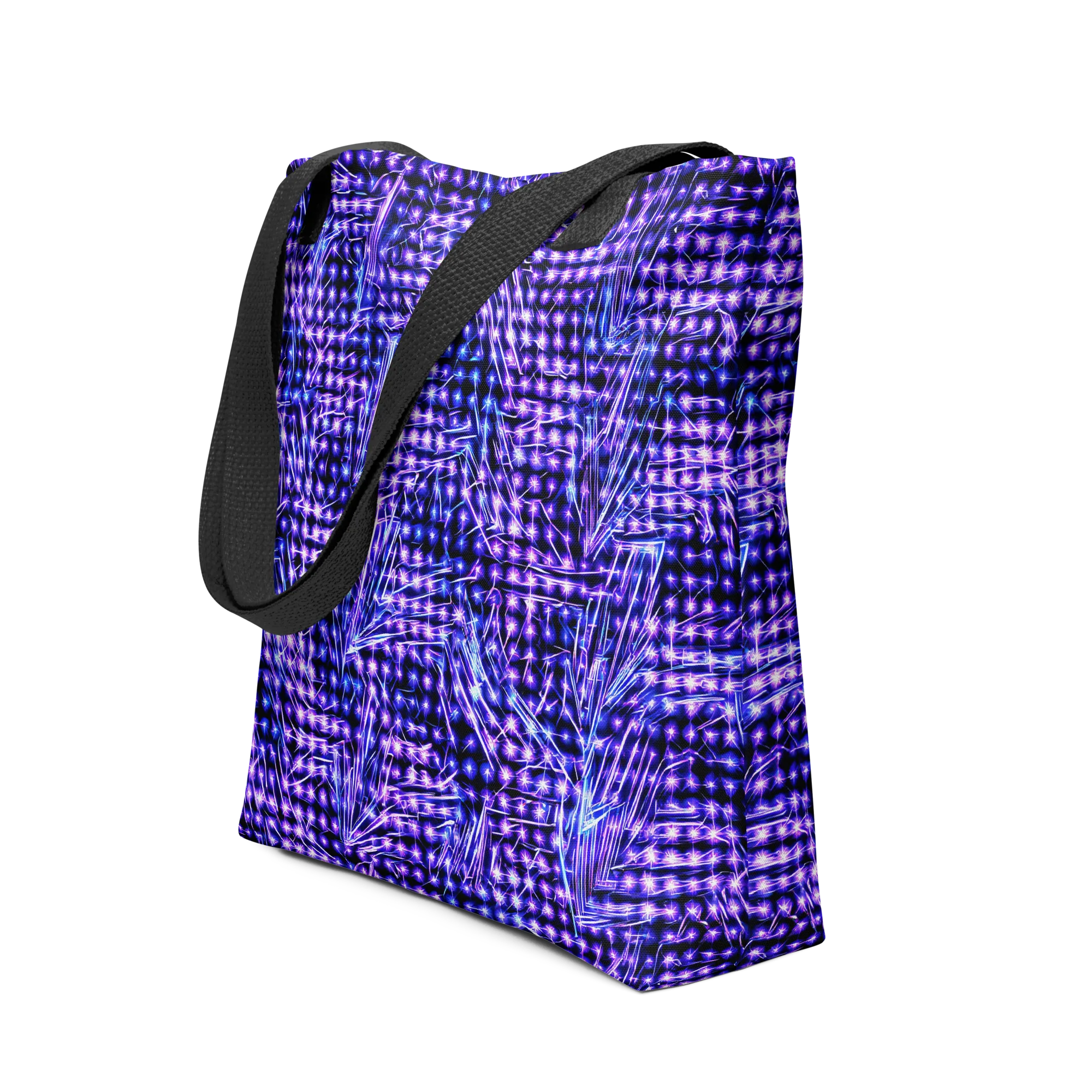 Ultraviolet Circuit on Tote Bag — Print file