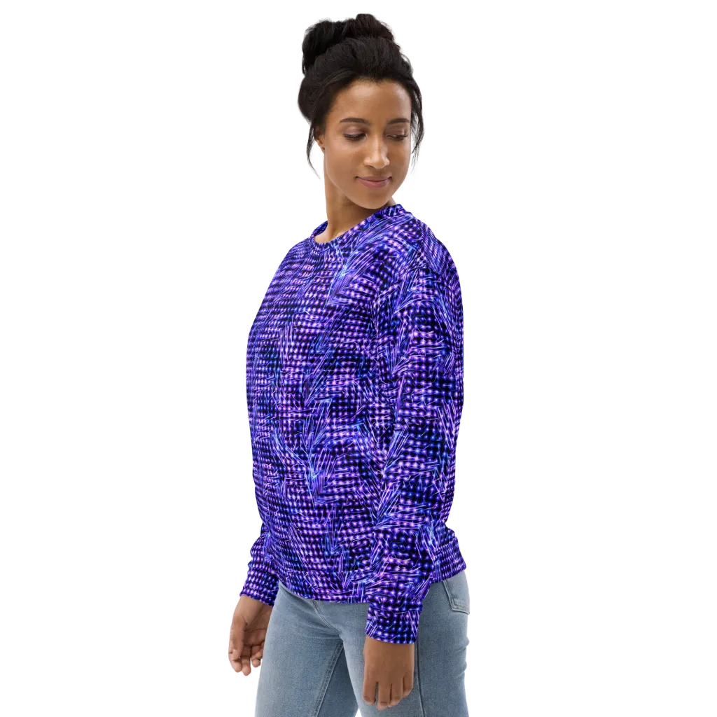Ultraviolet Circuit on Sweatshirt — Left sleeve