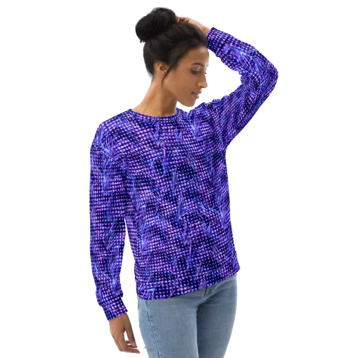 Ultraviolet Circuit on a Sweatshirt