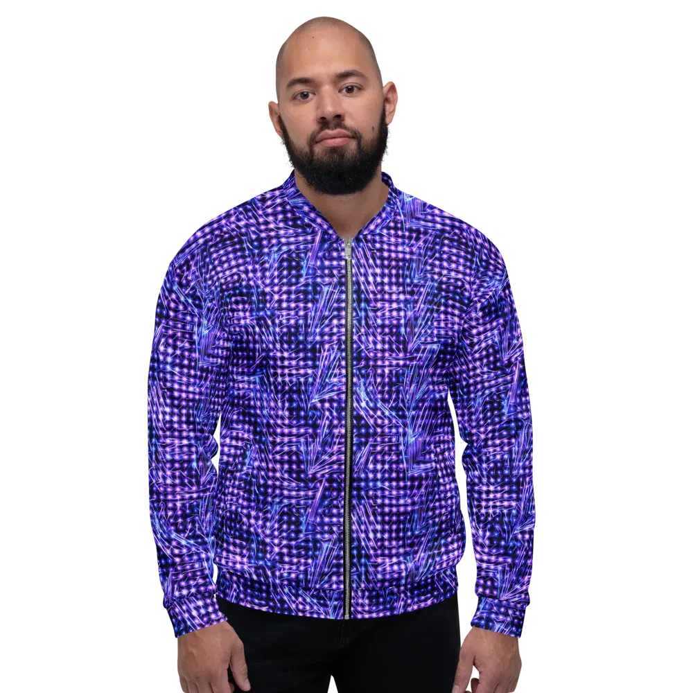 Ultraviolet Circuit on Bomber Jacket — Front