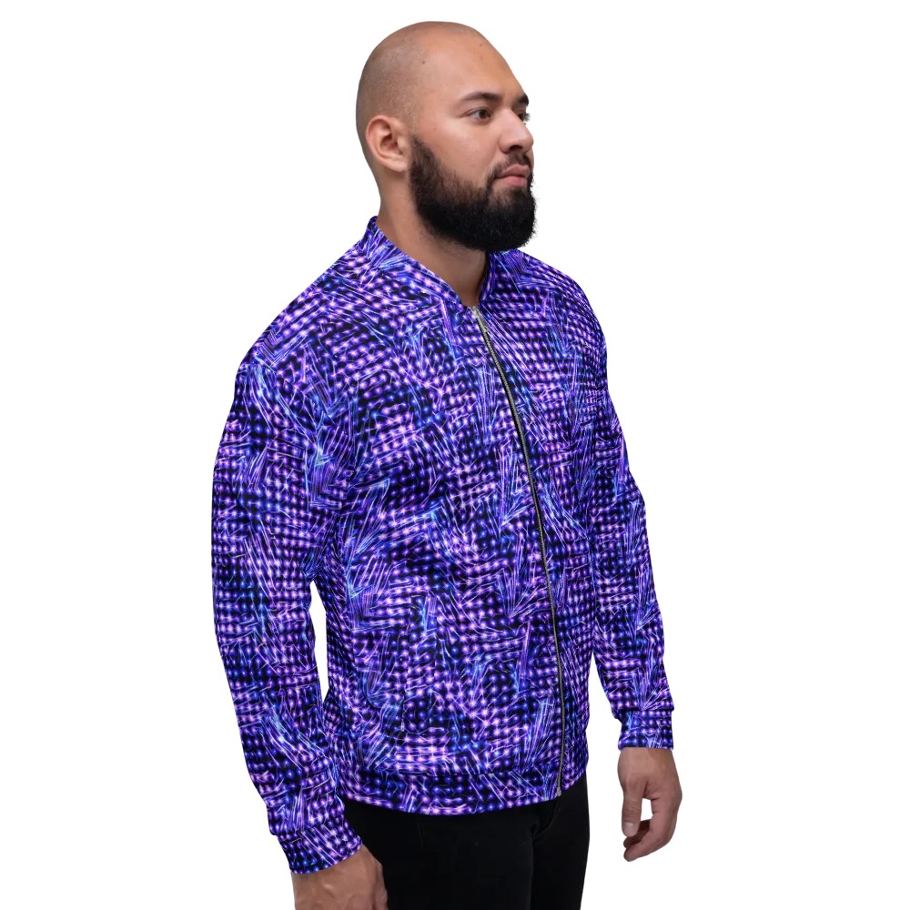 Ultraviolet Circuit on Bomber Jacket — Back print
