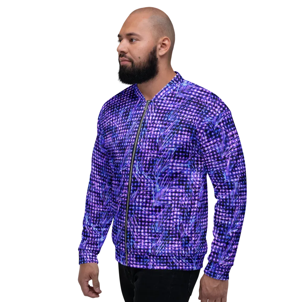 Ultraviolet Circuit on Bomber Jacket — Left