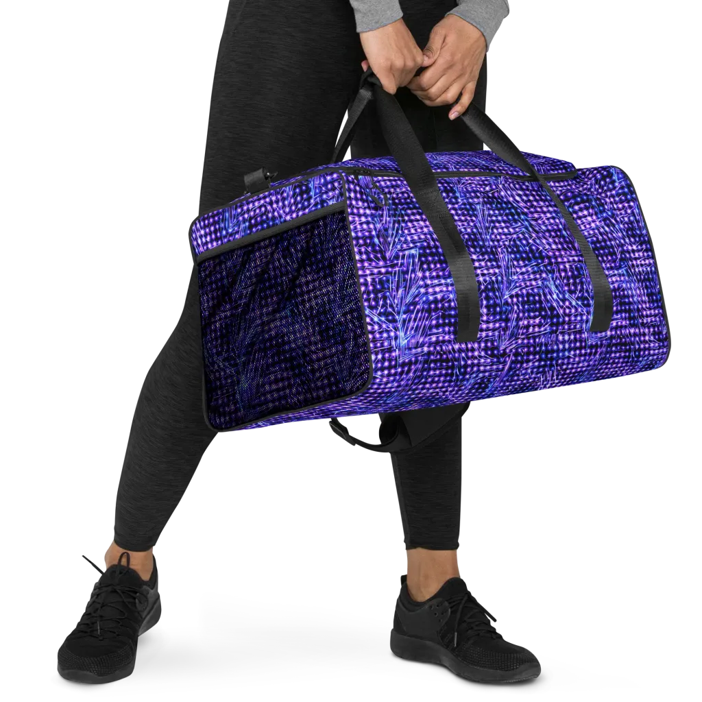 Ultraviolet Circuit on Duffle Bag — Right Front