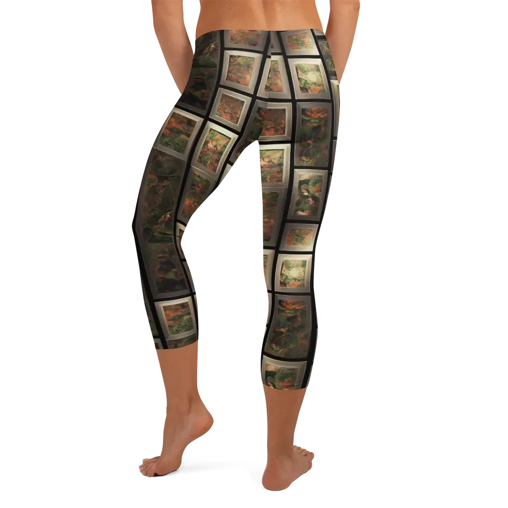 Curated Wilds on Capri Leggings — Back