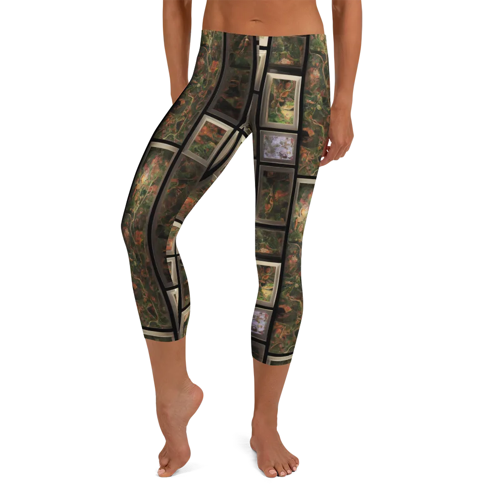 Curated Wilds on Capri Leggings — Front