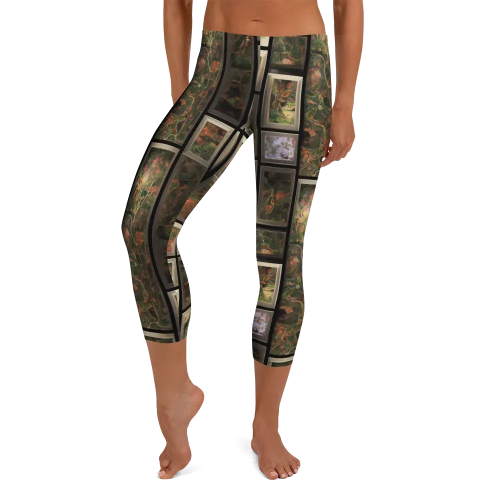 Curated Wilds on Capri Leggings — Front