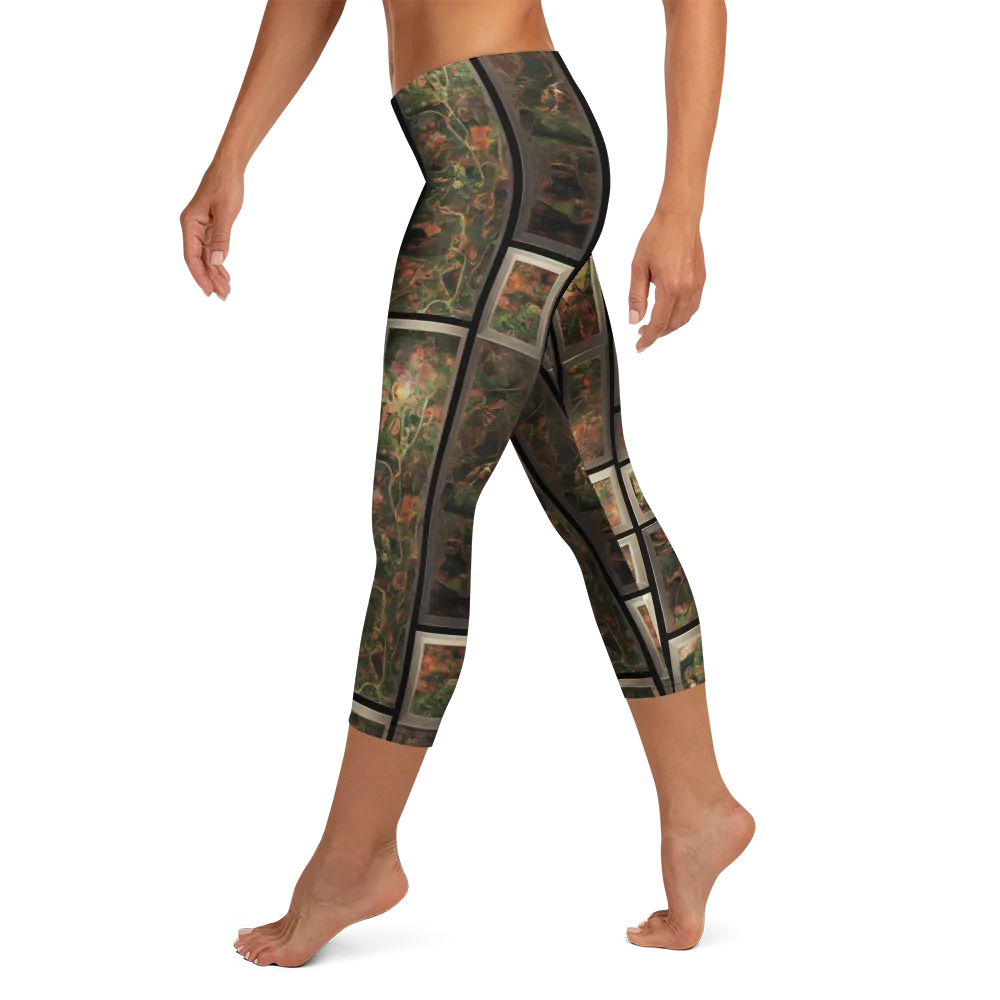 Curated Wilds on Capri Leggings — Left