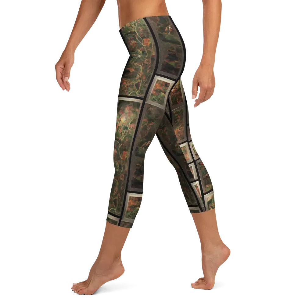 Curated Wilds on Capri Leggings — Left