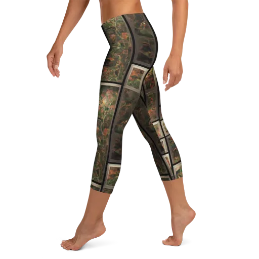 Curated Wilds on a Capri Leggings