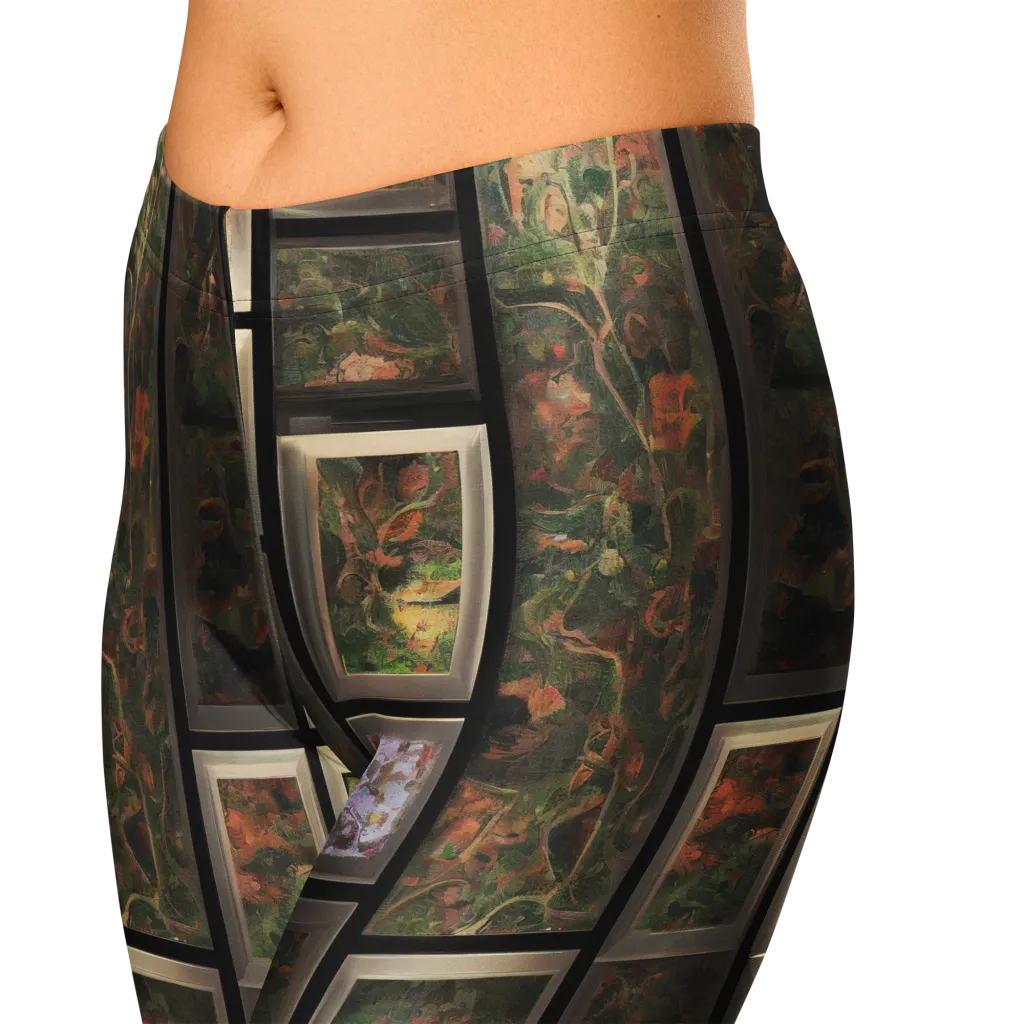 Curated Wilds on Capri Leggings — Print file