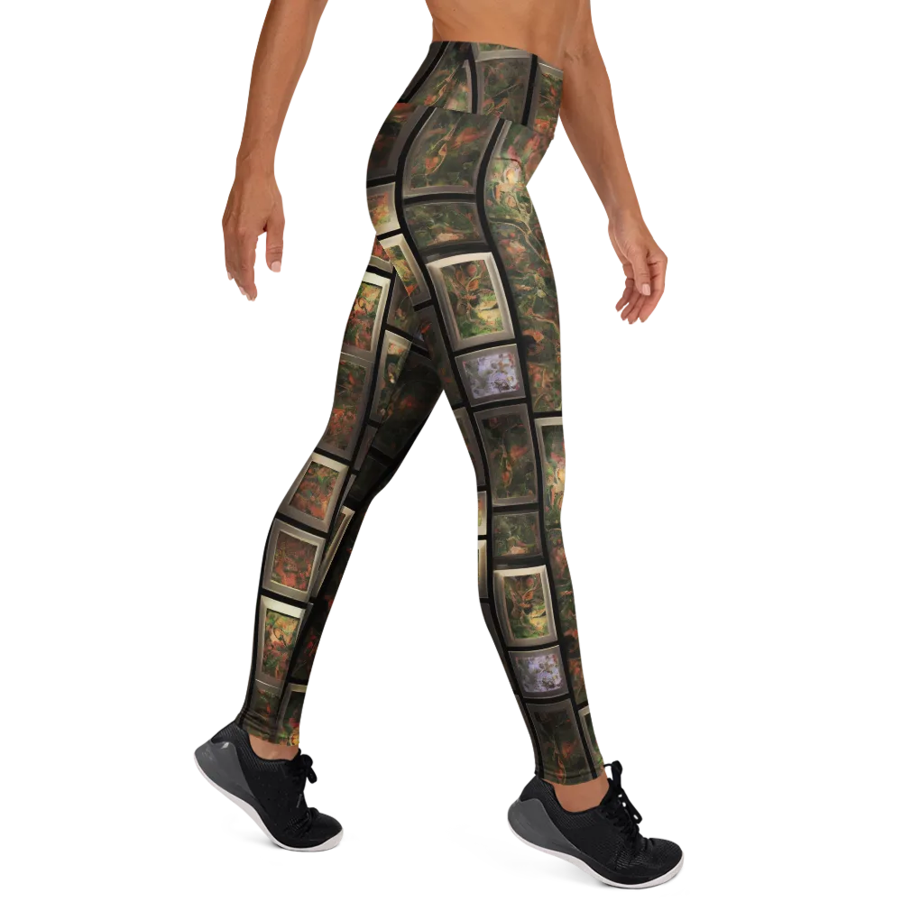 Curated Wilds on Yoga Leggings — Front waist