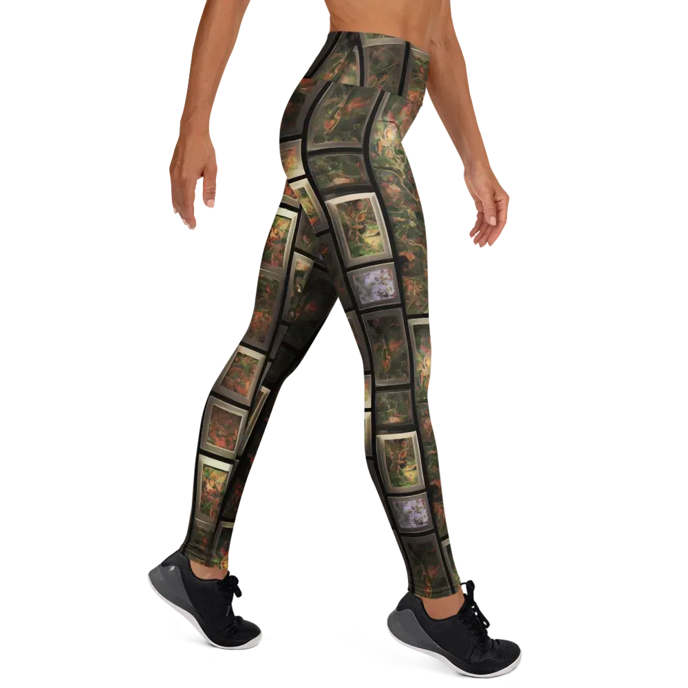 Curated Wilds on Yoga Leggings — Front waist