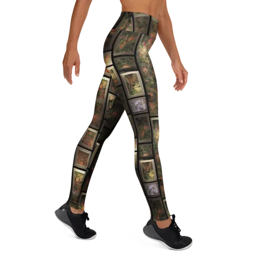 Curated Wilds on a Yoga Leggings