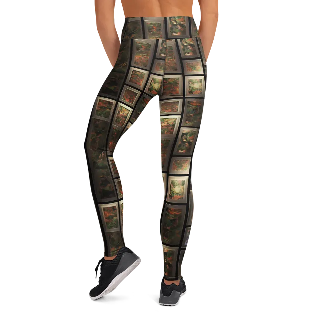 Curated Wilds on Yoga Leggings — Back