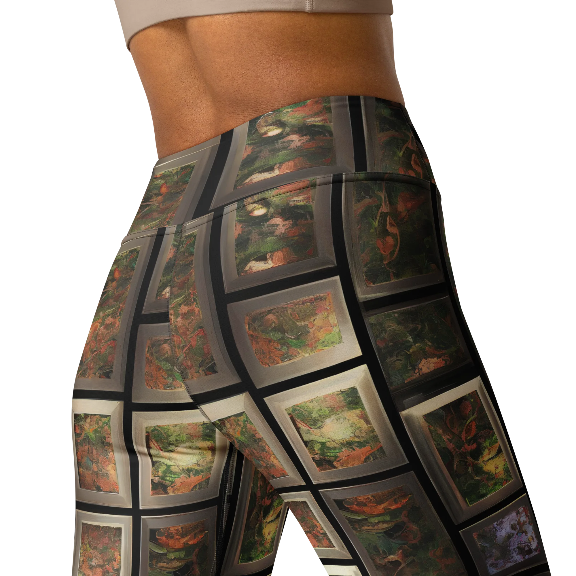 Curated Wilds on Yoga Leggings — Back 2