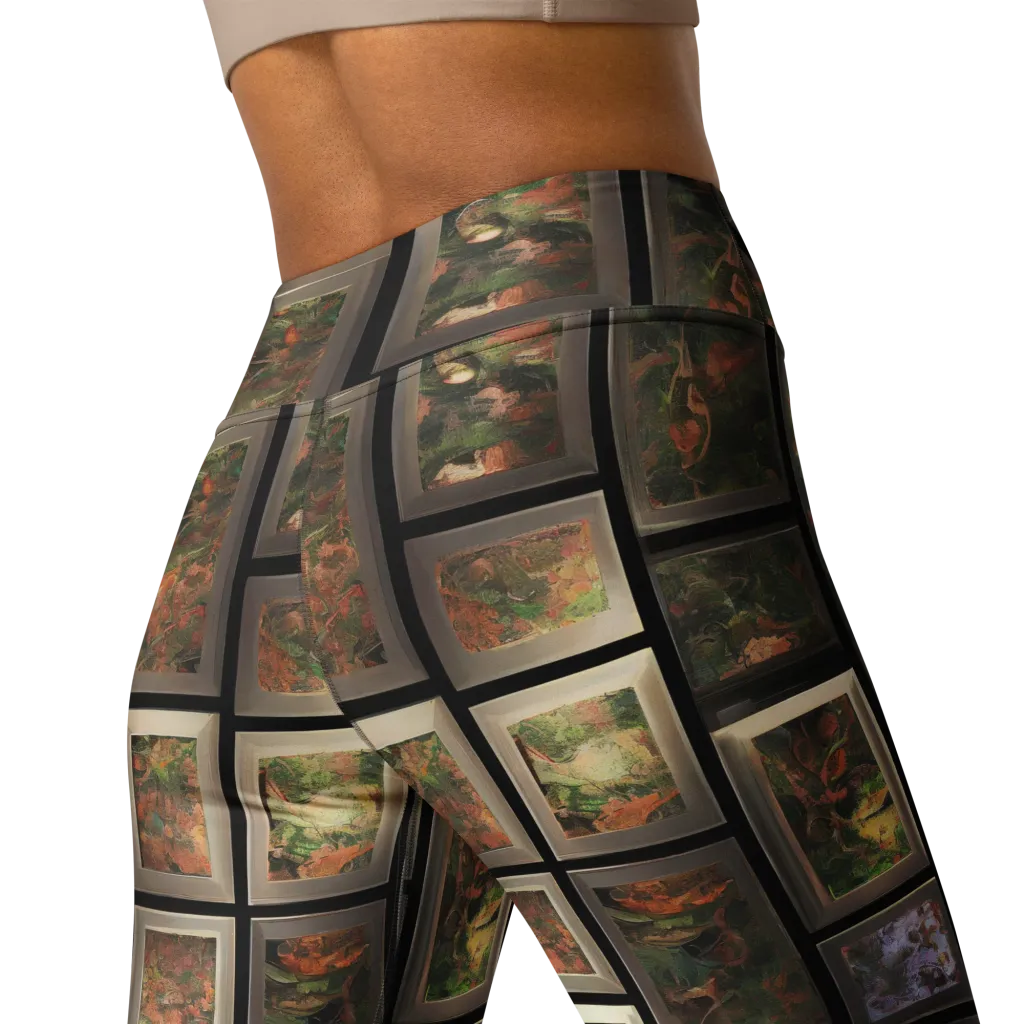 Curated Wilds on Yoga Leggings — Back 2