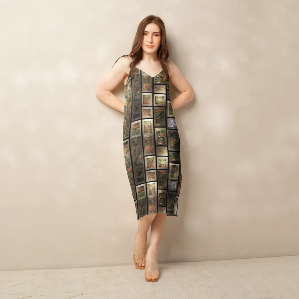 Curated Wilds on Slip Dress — Back print