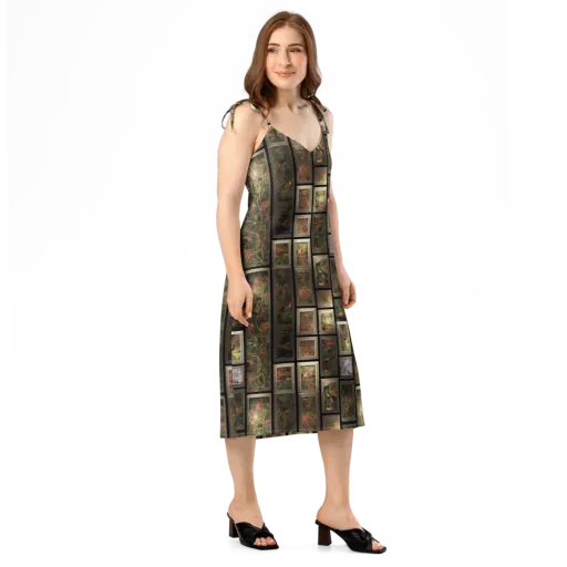 Curated Wilds on a Slip Dress