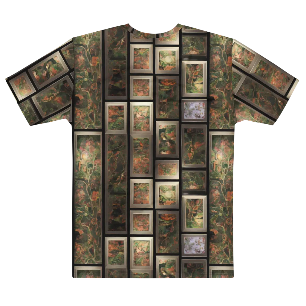 Curated Wilds on Men's Cotton Crew Neck T-Shirt — Front print