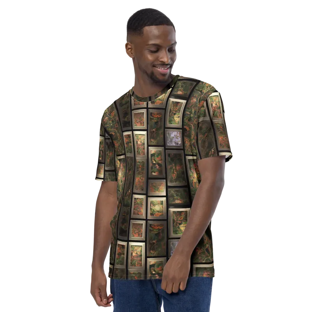 Curated Wilds on Men's Crew Neck T-Shirt — Back print
