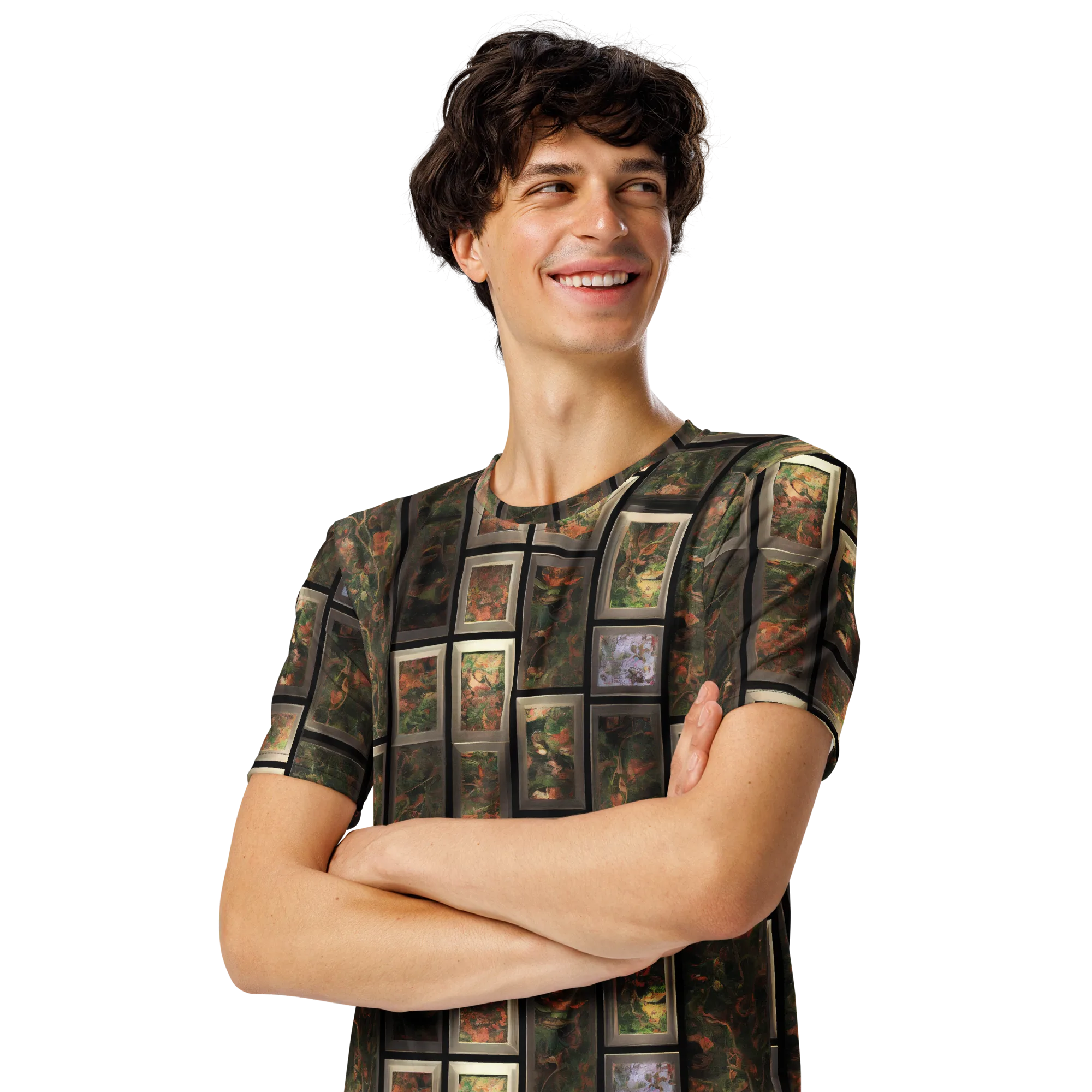 Curated Wilds on Men's Crew Neck T-Shirt — Front print