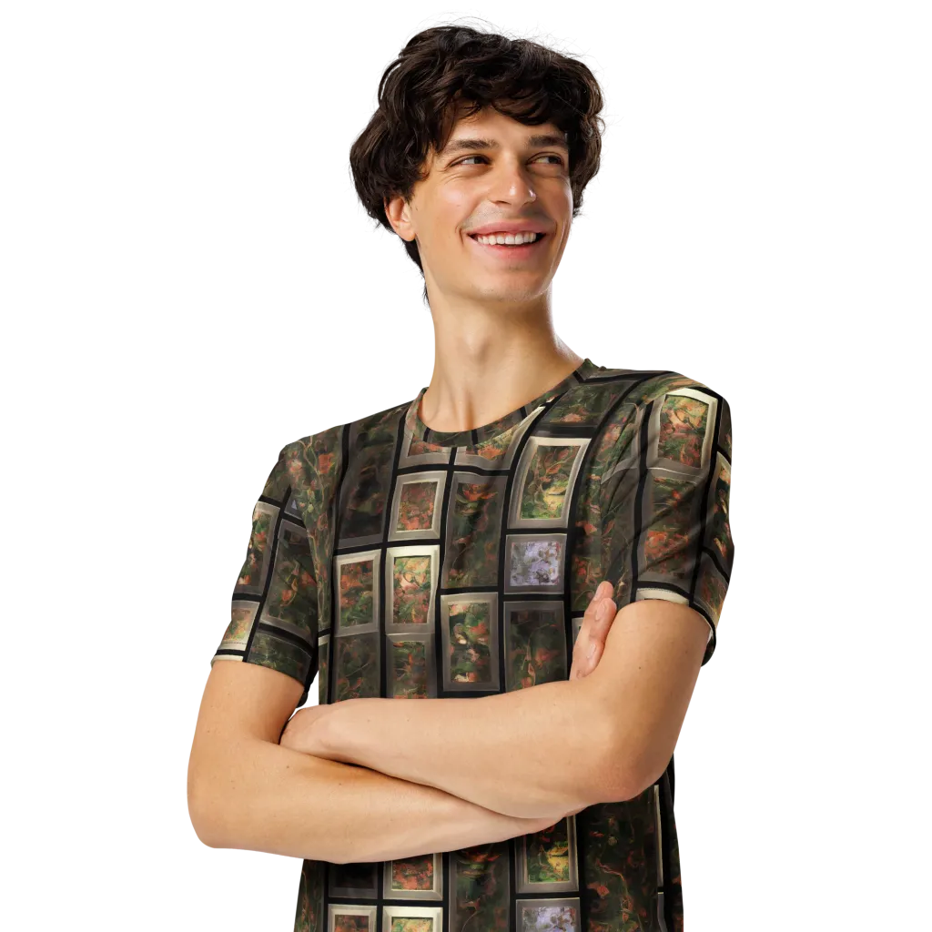Curated Wilds on Men's Crew Neck T-Shirt — Front print