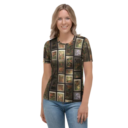 Curated Wilds on a Women's Crew Neck T-Shirt