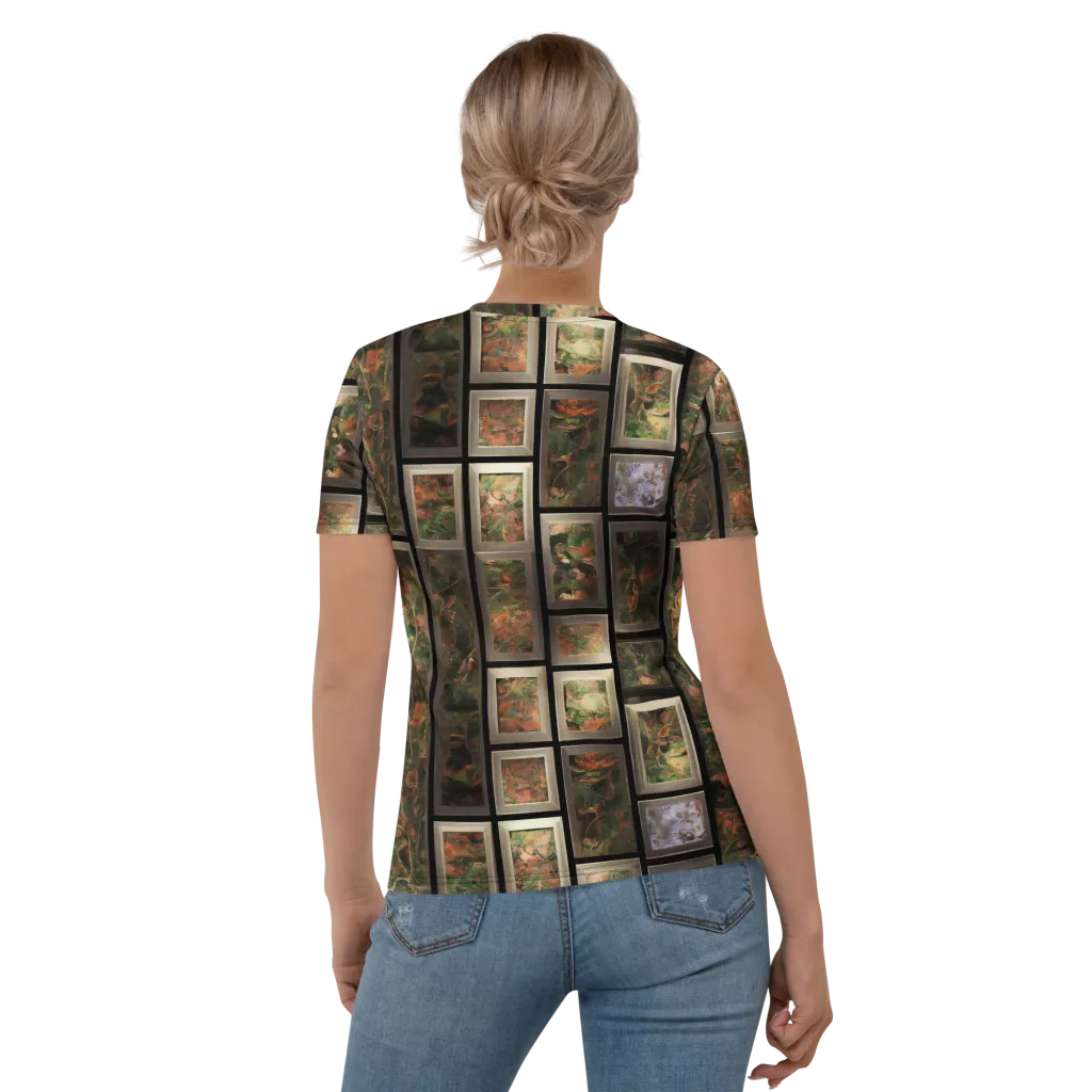 Curated Wilds on Women's Crew Neck T-Shirt — Back