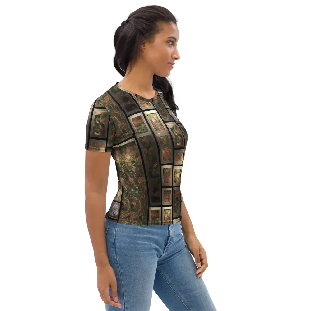 Curated Wilds on Women's Crew Neck T-Shirt — Back print