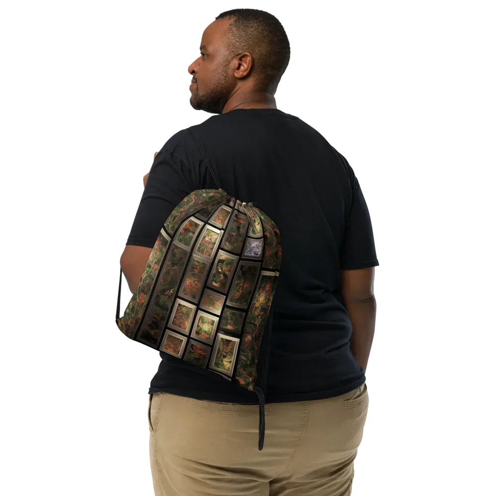 Curated Wilds on Drawstring Bag — Print file