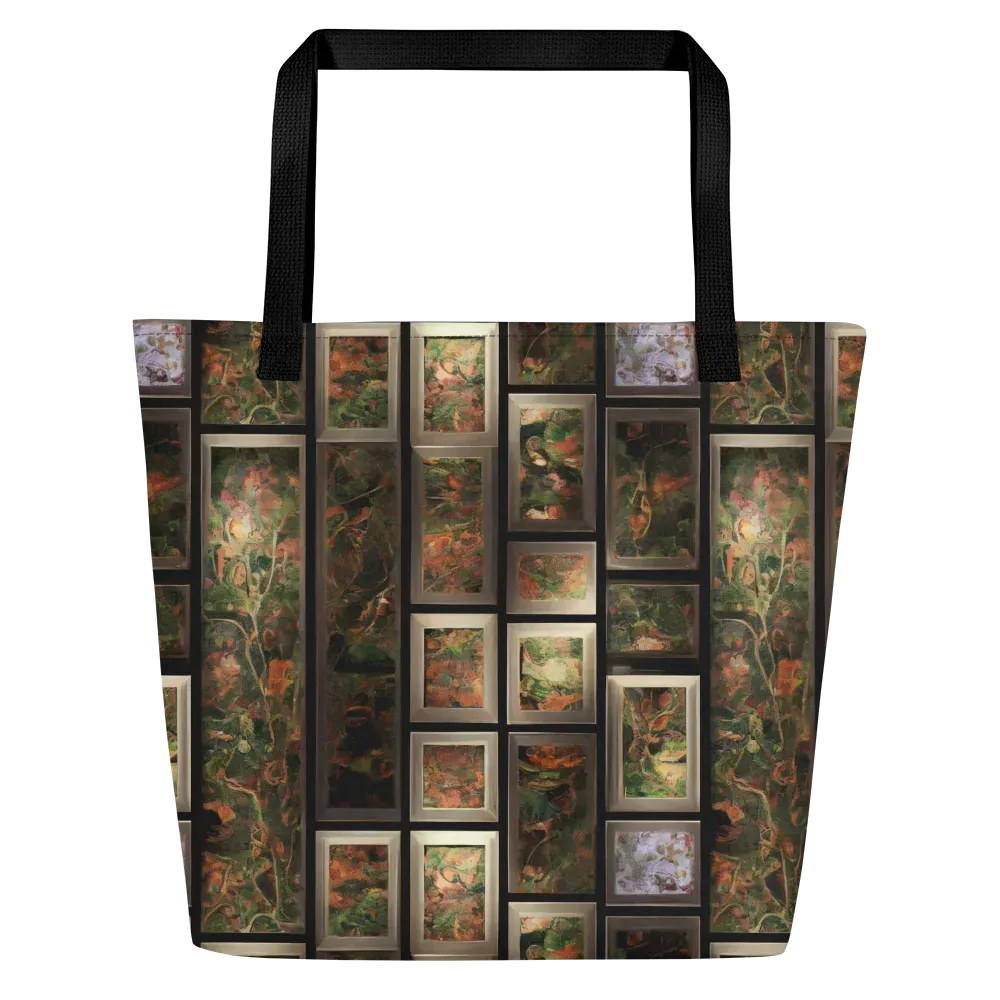 Curated Wilds on Large Tote Bag W/ Pocket — Front