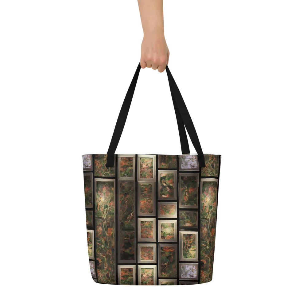 Curated Wilds on Large Tote Bag W/ Pocket — Print file