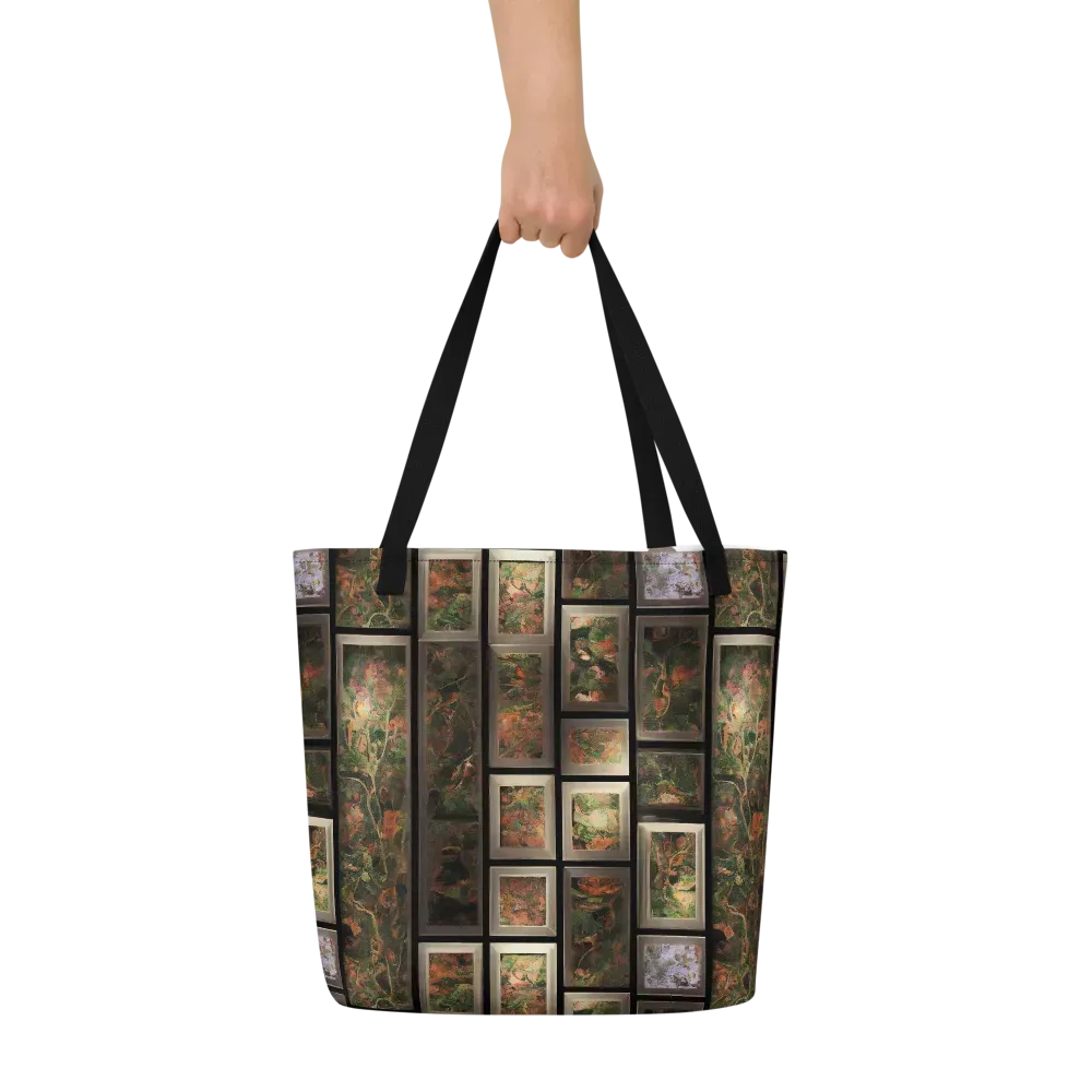 Curated Wilds on Large Tote Bag W/ Pocket — Print file