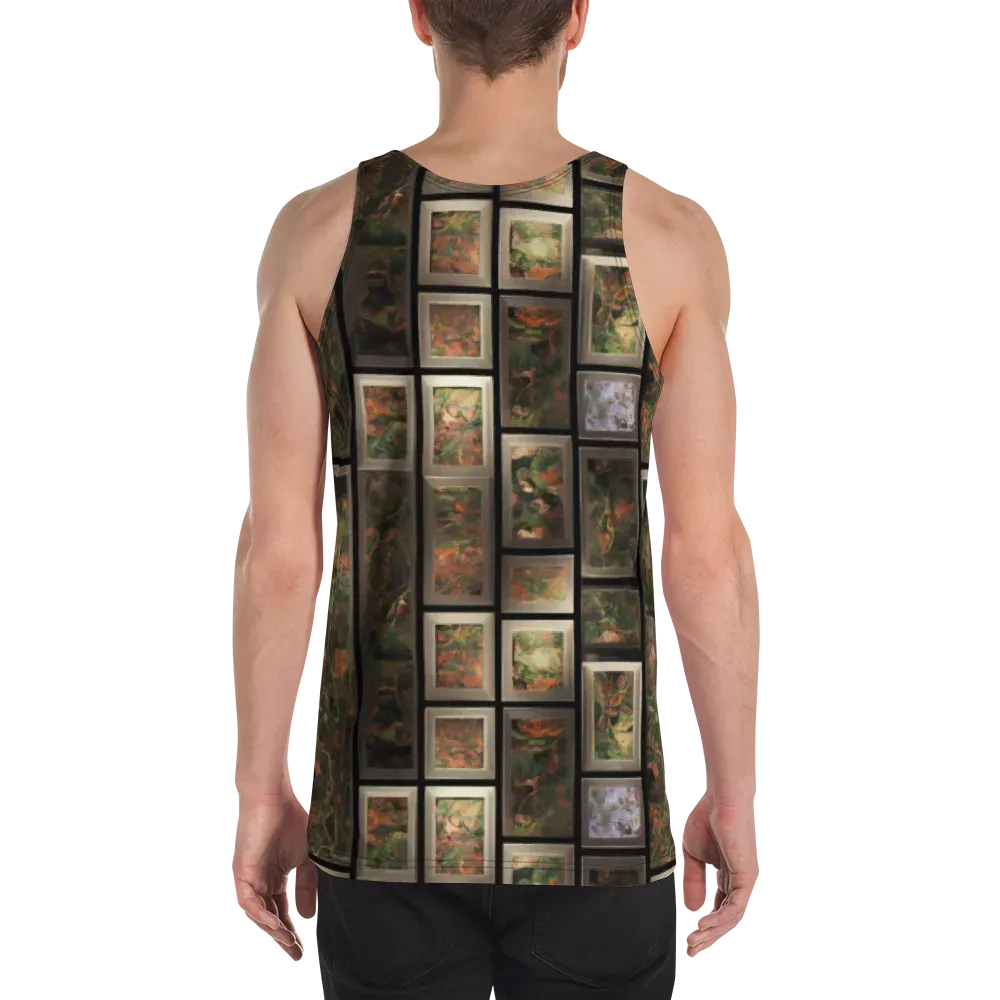 Curated Wilds on Men's Tank Top — Back