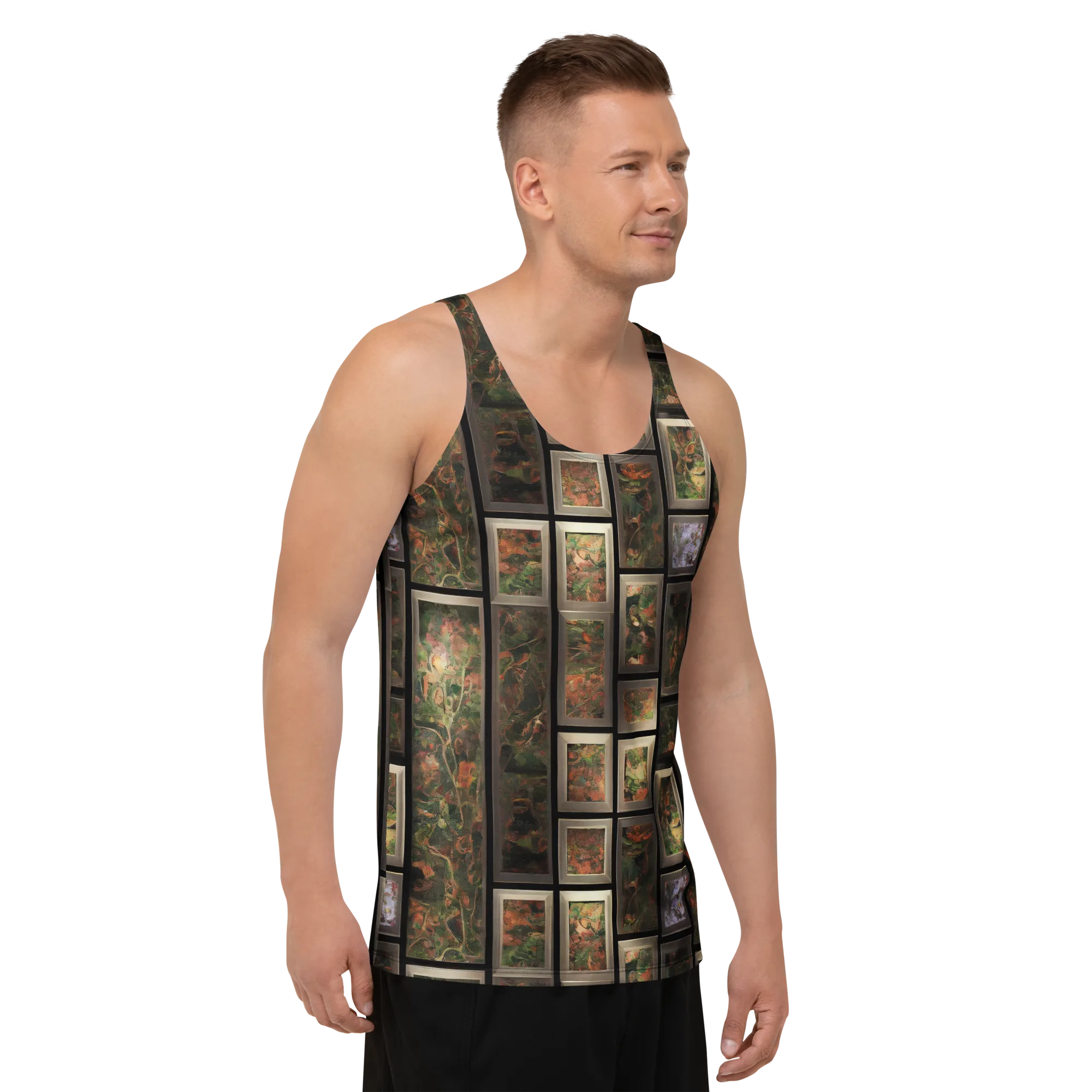 Curated Wilds on Men's Tank Top — Front print