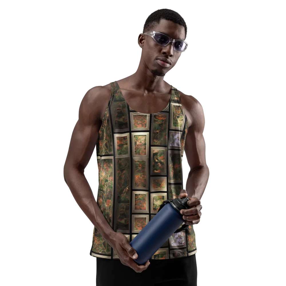 Curated Wilds on Men's Tank Top — Back print
