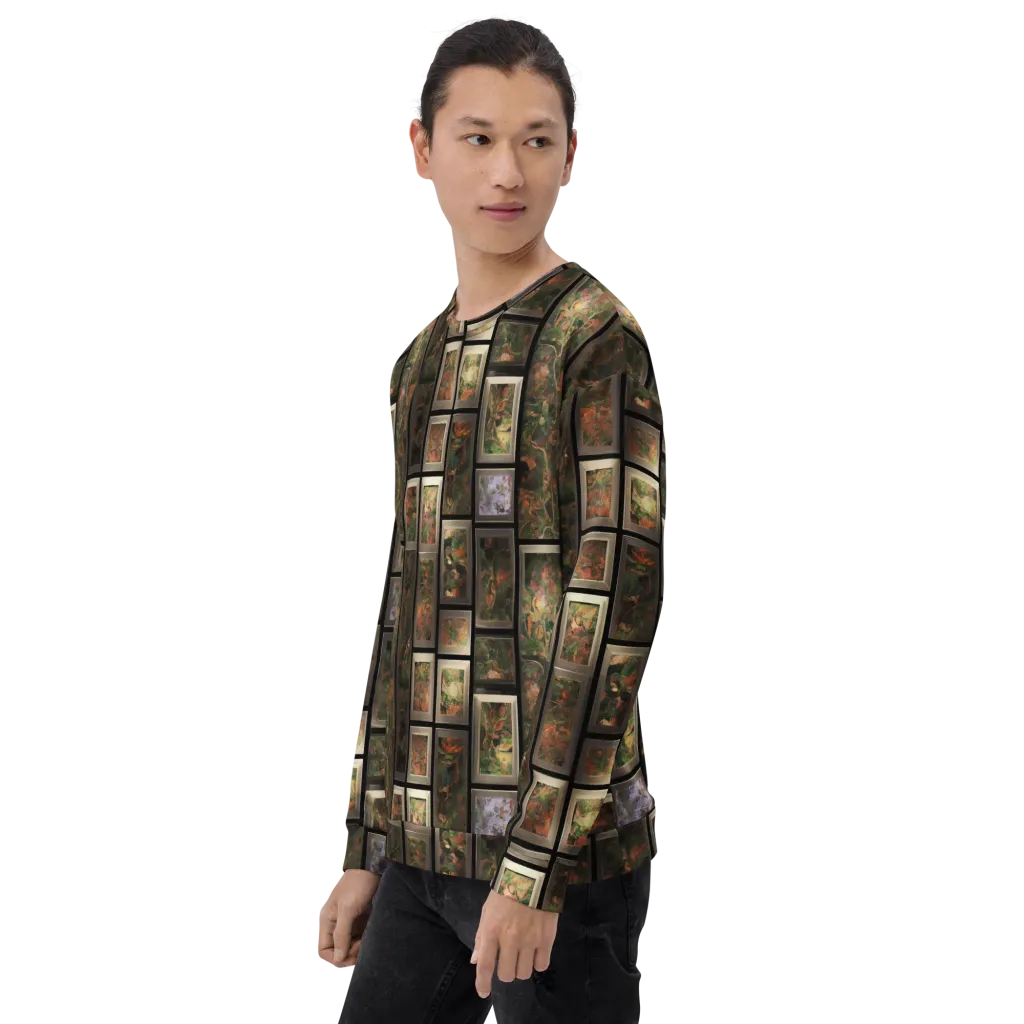 Curated Wilds on Sweatshirt — Left sleeve