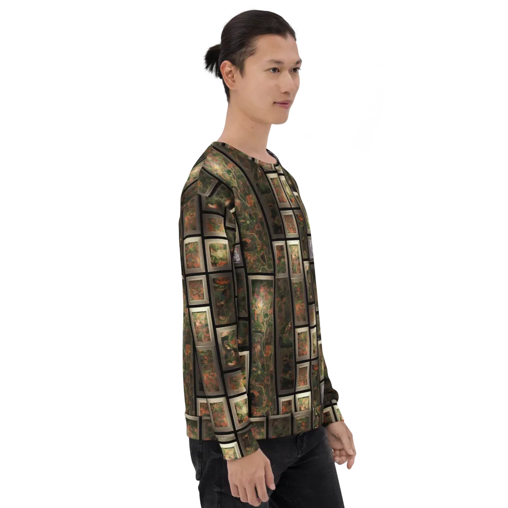 Curated Wilds on Sweatshirt — Right sleeve