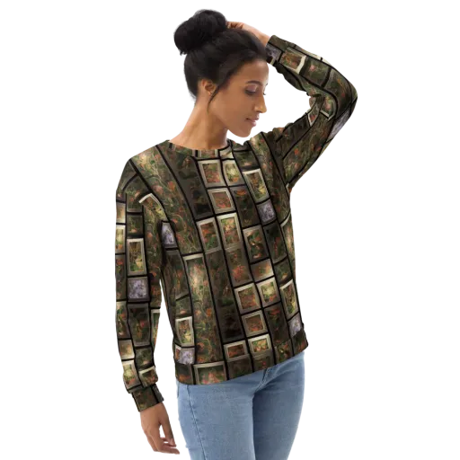 Curated Wilds on a Sweatshirt